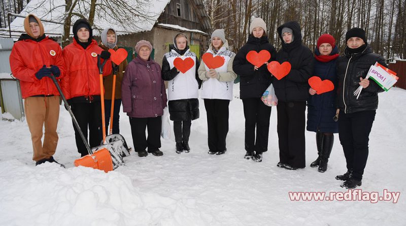 Волонтеры из Краснопольской гимназии присоединились к акции «От всей души» (видео)